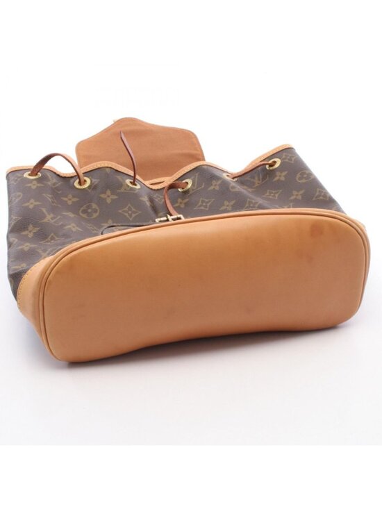 Louis Vuitton Backpack Montsouris MM Canvas Leather